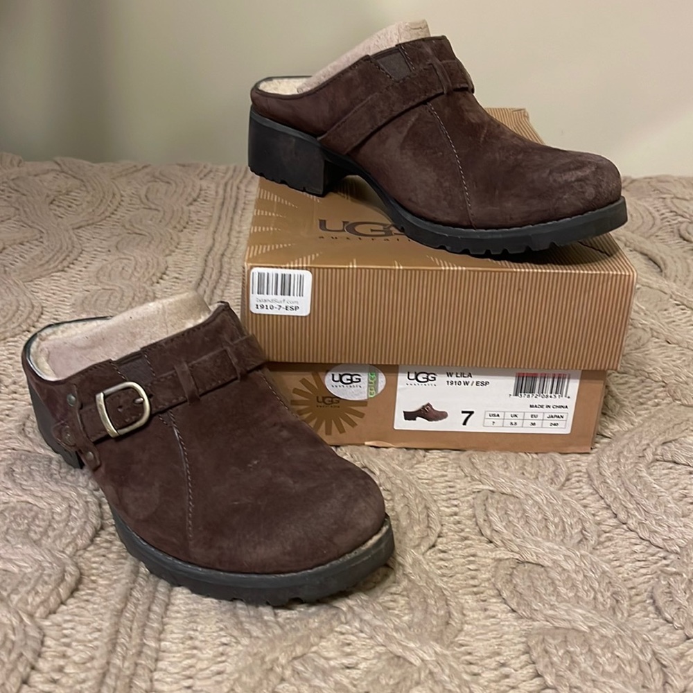 Ugg mules.